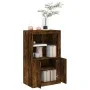 Sideboard mit LED-Lichtern aus geräucherter Eichen-Ingenieurholz. von , Schließfächer und Lagerschränke - Ref: Foro24-836627,...