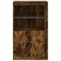 Sideboard mit LED-Lichtern aus geräucherter Eichen-Ingenieurholz. von , Schließfächer und Lagerschränke - Ref: Foro24-836627,...