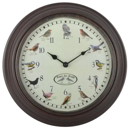 Esschert Design Clock with bird sounds by Esschert Design, Wall clocks - Ref: Foro24-428846, Price: 22,41 €, Discount: %