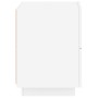 Mesitas de noche con luces LED 2 uds madera ingeniería blanca de , Mesitas de noche - Ref: Foro24-836736, Precio: 126,34 €, D...