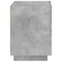 Mesita de noche con luces LED madera ingeniería gris hormigón de , Mesitas de noche - Ref: Foro24-836741, Precio: 63,71 €, De...