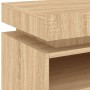 Nachttisch mit LED-Lichtern in Sonoma-Eiche 40x39x48,5 cm von , Nachttische - Ref: Foro24-836788, Preis: 64,93 €, Rabatt: %