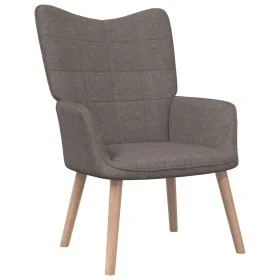 Relaxation armchair in taupe gray fabric by , Armchairs - Ref: Foro24-327928, Price: 120,40 €, Discount: %