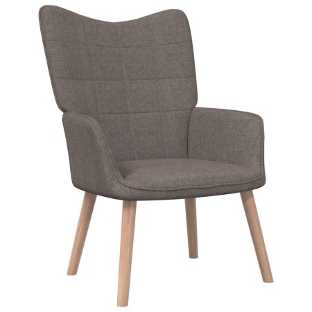 Relaxation armchair in taupe gray fabric by , Armchairs - Ref: Foro24-327928, Price: 122,55 €, Discount: %