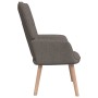 Relaxation armchair in taupe gray fabric by , Armchairs - Ref: Foro24-327928, Price: 122,55 €, Discount: %