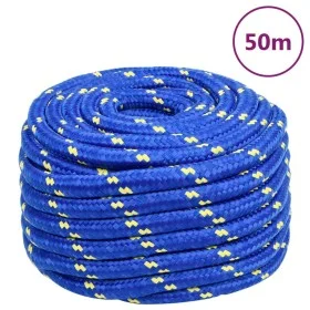 Blaues Polypropylen-Bootsseil 20 mm 50 m von , Seile und Metallschnüre - Ref: Foro24-152474, Preis: 67,35 €, Rabatt: %