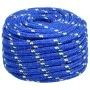 Blue polypropylene boat rope 20 mm 50 m by , Ropes and metal cords - Ref: Foro24-152474, Price: 67,35 €, Discount: %