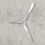 Propeller for the wall silver aluminum 70 cm by , Figures, sculptures and statues - Ref: Foro24-243517, Price: 45,81 €, Disco...
