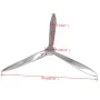 Propeller for the wall silver aluminum 70 cm by , Figures, sculptures and statues - Ref: Foro24-243517, Price: 44,98 €, Disco...