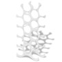 Wine rack for 15 silver aluminum bottles by , Wine racks - Ref: Foro24-242331, Price: 57,77 €, Discount: %
