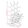 Wine rack for 15 silver aluminum bottles by , Wine racks - Ref: Foro24-242331, Price: 57,77 €, Discount: %