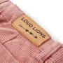 Rosafarbene Cordhose für Kinder 104 von , Kinderhosen - Ref: Foro24-14260, Preis: 10,77 €, Rabatt: %