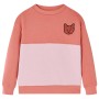Rosa Farbblock-Sweatshirt für Kinder 92 von , Kinder-T-Shirts - Ref: Foro24-14384, Preis: 9,79 €, Rabatt: %