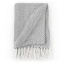 Manta en espiguilla de algodón gris 160x210 cm de vidaXL, Mantas - Ref: Foro24-245319, Precio: 26,20 €, Descuento: %