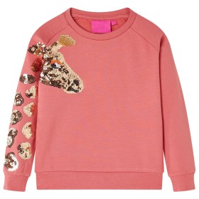 Sudadera infantil rosa envejecido 116