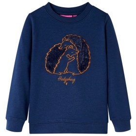 Sudadera infantil azul marino 140