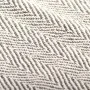Manta en espiguilla de algodón gris 160x210 cm de vidaXL, Mantas - Ref: Foro24-245319, Precio: 26,20 €, Descuento: %