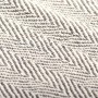 Manta en espiguilla de algodón gris 160x210 cm de vidaXL, Mantas - Ref: Foro24-245319, Precio: 26,72 €, Descuento: %