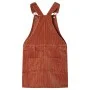 Vestido infantil pana color coñac 128 de , Vestidos de niños - Ref: Foro24-13922, Precio: 11,57 €, Descuento: %