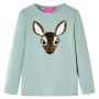 Children's long-sleeved t-shirt mint medium 104 by , Kids T-shirts - Ref: Foro24-14185, Price: 9,08 €, Discount: %