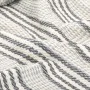 Gray and white cotton striped blanket 125x150 cm by vidaXL, Blankets - Ref: Foro24-245327, Price: 18,50 €, Discount: %