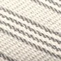 Gray and white cotton striped blanket 125x150 cm by vidaXL, Blankets - Ref: Foro24-245327, Price: 18,50 €, Discount: %