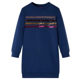 Marineblaues Kinder-Sweatshirtkleid 104 von , Kinderkleider - Ref: Foro24-14310, Preis: 12,31 €, Rabatt: %