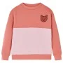 Pink color block children's sweatshirt 116 by , Kids T-shirts - Ref: Foro24-14386, Price: 9,69 €, Discount: %