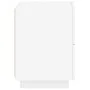 Bedside table with LED lights white engineered wood by , Nightstands - Ref: Foro24-836735, Price: 76,38 €, Discount: %