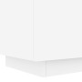 Bedside table with LED lights white engineered wood by , Nightstands - Ref: Foro24-836735, Price: 77,79 €, Discount: %