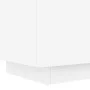 Bedside table with LED lights white engineered wood by , Nightstands - Ref: Foro24-836735, Price: 76,38 €, Discount: %