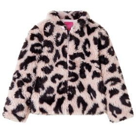Abrigo infantil pelo sintético rosa claro 116 de , Ropa de abrigo para niños - Ref: Foro24-14456, Precio: 16,17 €, Descuento: %