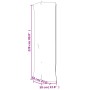 vidaxL Turmheizungsabdeckung Oxford 420D Schwarz 58x58x228cm von , Abdeckungen für Gartenmöbel - Ref: Foro24-359688, Preis: 3...