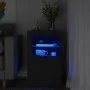Black engineered wood sideboard with LED lights by , Lockers and storage cabinets - Ref: Foro24-836632, Price: 66,14 €, Disco...