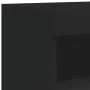 Black engineered wood sideboard with LED lights by , Lockers and storage cabinets - Ref: Foro24-836624, Price: 82,92 €, Disco...