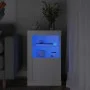 White engineered wood sideboard with LED lights by , Lockers and storage cabinets - Ref: Foro24-836630, Price: 56,77 €, Disco...