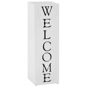 Welcome Design Schirmständer aus weißem Stahl von vidaXL, Schirmständer - Ref: Foro24-246797, Preis: 32,75 €, Rabatt: %