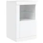 White engineered wood sideboard with LED lights by , Lockers and storage cabinets - Ref: Foro24-836630, Price: 56,77 €, Disco...