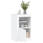 White engineered wood sideboard with LED lights by , Lockers and storage cabinets - Ref: Foro24-836630, Price: 56,30 €, Disco...