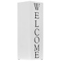 Welcome Design Schirmständer aus weißem Stahl von vidaXL, Schirmständer - Ref: Foro24-246797, Preis: 32,15 €, Rabatt: %