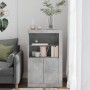 Sideboard with LED lights concrete gray engineered wood by , Lockers and storage cabinets - Ref: Foro24-836626, Price: 75,72 ...