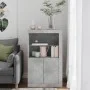 Sideboard with LED lights concrete gray engineered wood by , Lockers and storage cabinets - Ref: Foro24-836626, Price: 73,63 ...