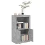 Sideboard with LED lights concrete gray engineered wood by , Lockers and storage cabinets - Ref: Foro24-836626, Price: 73,63 ...