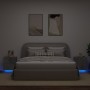 Nachttisch-LED-Leuchten, 2 Stück, Holzwerkstoff, grauer Beton von , Nachttische - Ref: Foro24-836742, Preis: 113,15 €, Rabatt: %