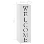 Welcome Design Schirmständer aus weißem Stahl von vidaXL, Schirmständer - Ref: Foro24-246797, Preis: 32,15 €, Rabatt: %