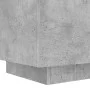 Bedside table LED lights 2 pcs engineered wood gray concrete by , Nightstands - Ref: Foro24-836742, Price: 111,44 €, Discount: %