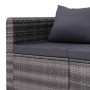 Garden Corner Sofa Set 2 Pieces Gray PE Rattan by vidaXL, Outdoor sofas - Ref: Foro24-44162, Price: 234,78 €, Discount: %