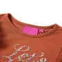 Langarm-T-Shirt für Kinder in der Farbe Cognac 104 von , Kinder-T-Shirts - Ref: Foro24-14215, Preis: 9,17 €, Rabatt: %
