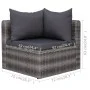Garden Corner Sofa Set 2 Pieces Gray PE Rattan by vidaXL, Outdoor sofas - Ref: Foro24-44162, Price: 202,76 €, Discount: %