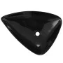 Lavabo de cerámica triangular negro 645x455x115 mm de vidaXL, Lavabos - Ref: Foro24-142998, Precio: 87,45 €, Descuento: %